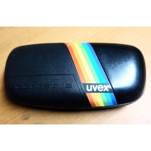 Vintage Uvex Sportstyle 77 L Sunglasses Black With Box - Picture 3 of 7